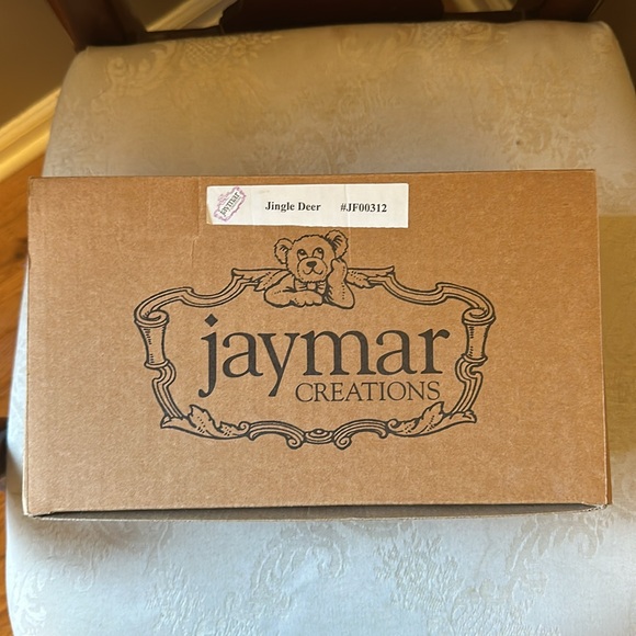 Jaymar Creations handmade Jingle Bear “Jingle Deer” 100% German mohair - Picture 11 of 11